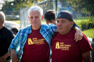 Two members of New Sanctuary Movement.